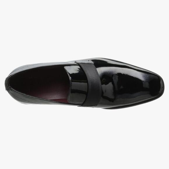 Hugo BossHigline Tuxedo Patent Leather Loafers Size 9 main image 6